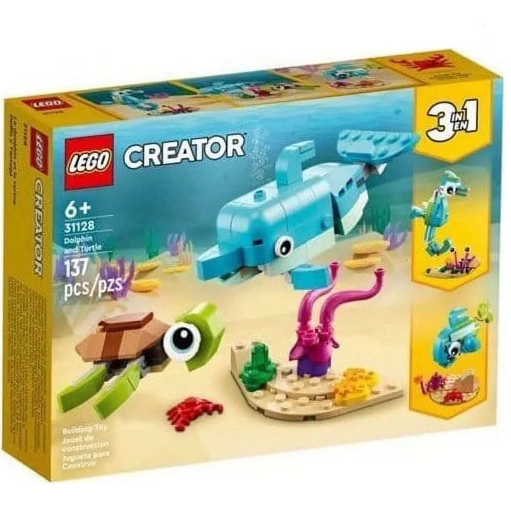 LEGO Creator 3-in-1 Dolphin and Turtle 31128